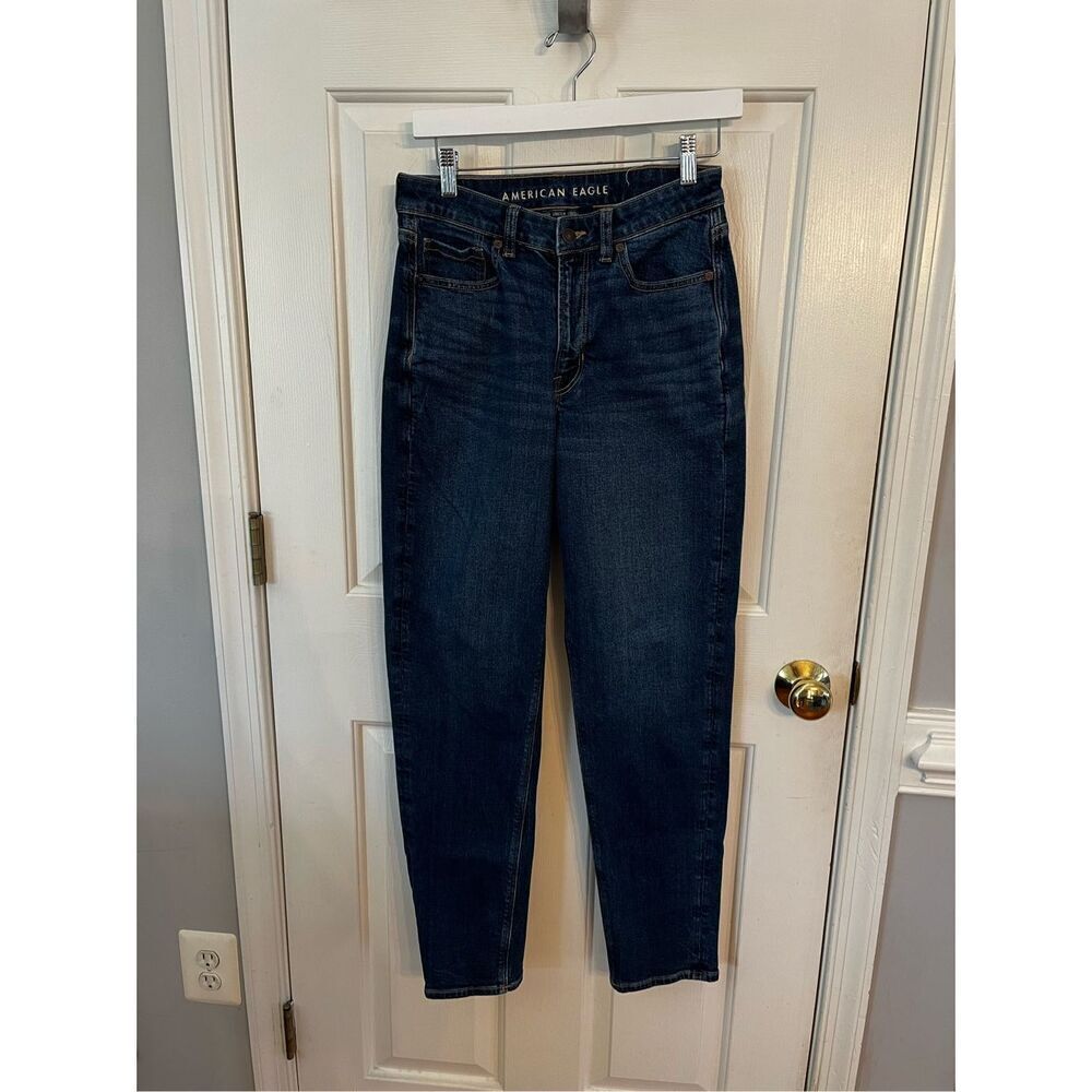 American Eagle Stretch Mom Jeans sz 6 Long EUC